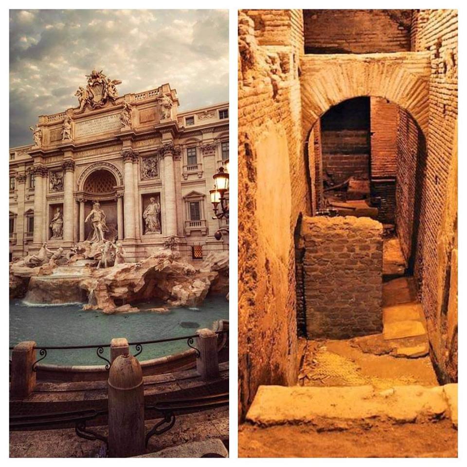 Roma sotto/sopra: il percorso dell’acqua e I sotterranei a Fontana di Trevi 8/3 ore 16:20