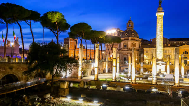 I Fori Imperiali di sera con accesso all’area archeologica venerdi’ 18/7 ore 20:30